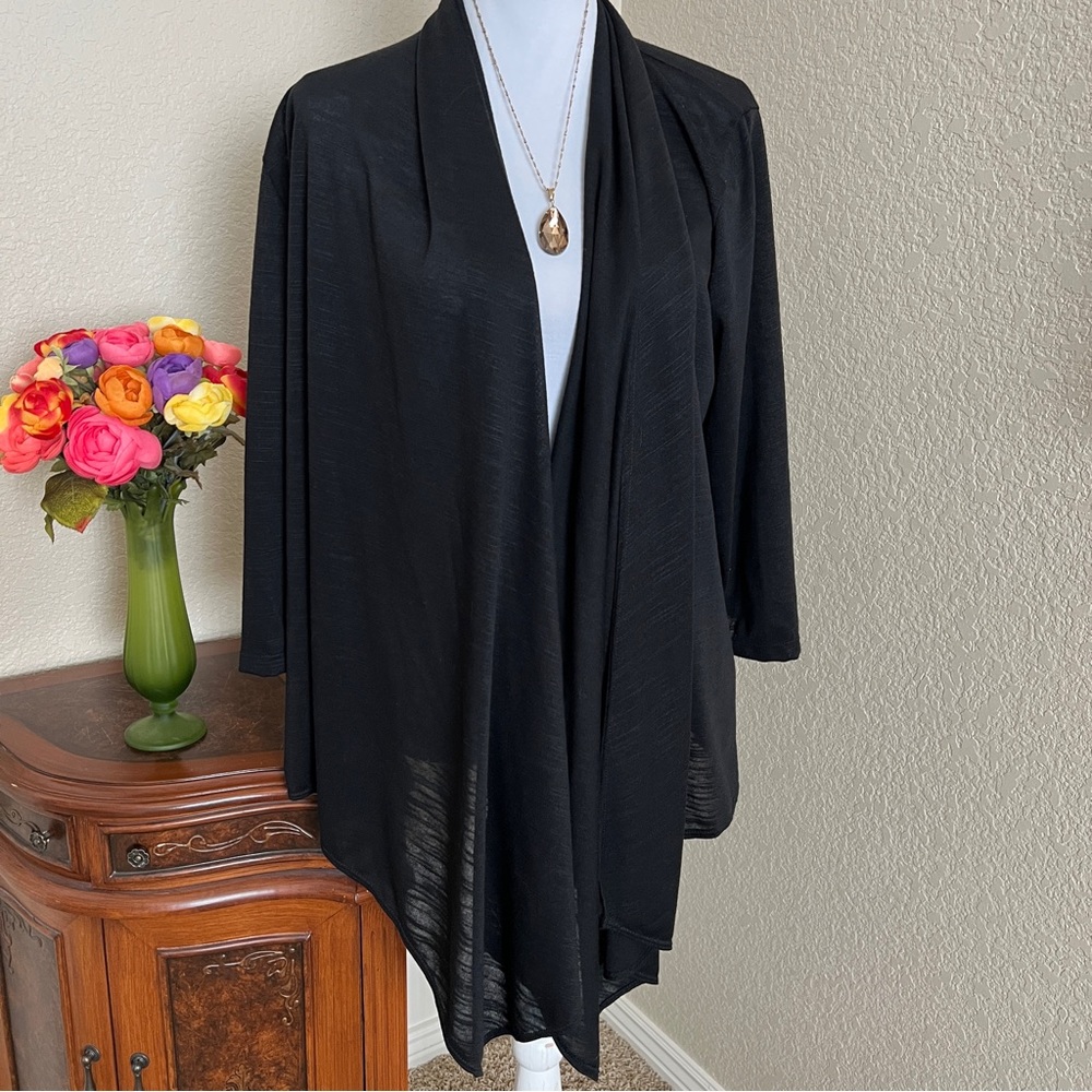 Candy Rain Lightweight Drape Front Cardigan Jacket